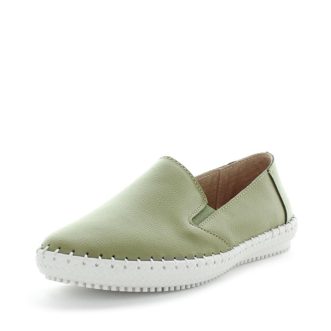 V717-JBCOBLE-KHAKI-41-188787-00 JUST BEE Women's COBLE Loafers / Slip ons Khaki 41EU - Image 1