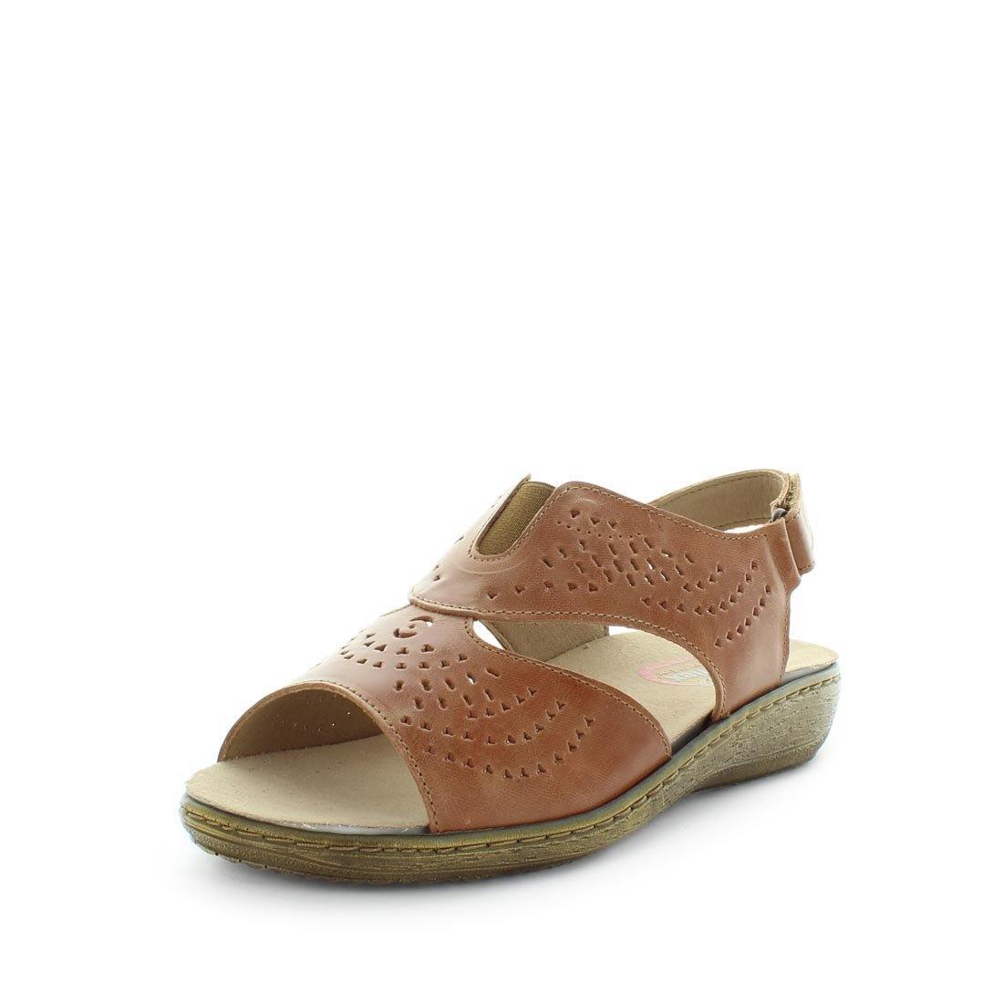V717-KFKADE-TAN-40-193980-00 KIARFLEX Women's KADE Sandals Tan Shoe 40EU - Image 1