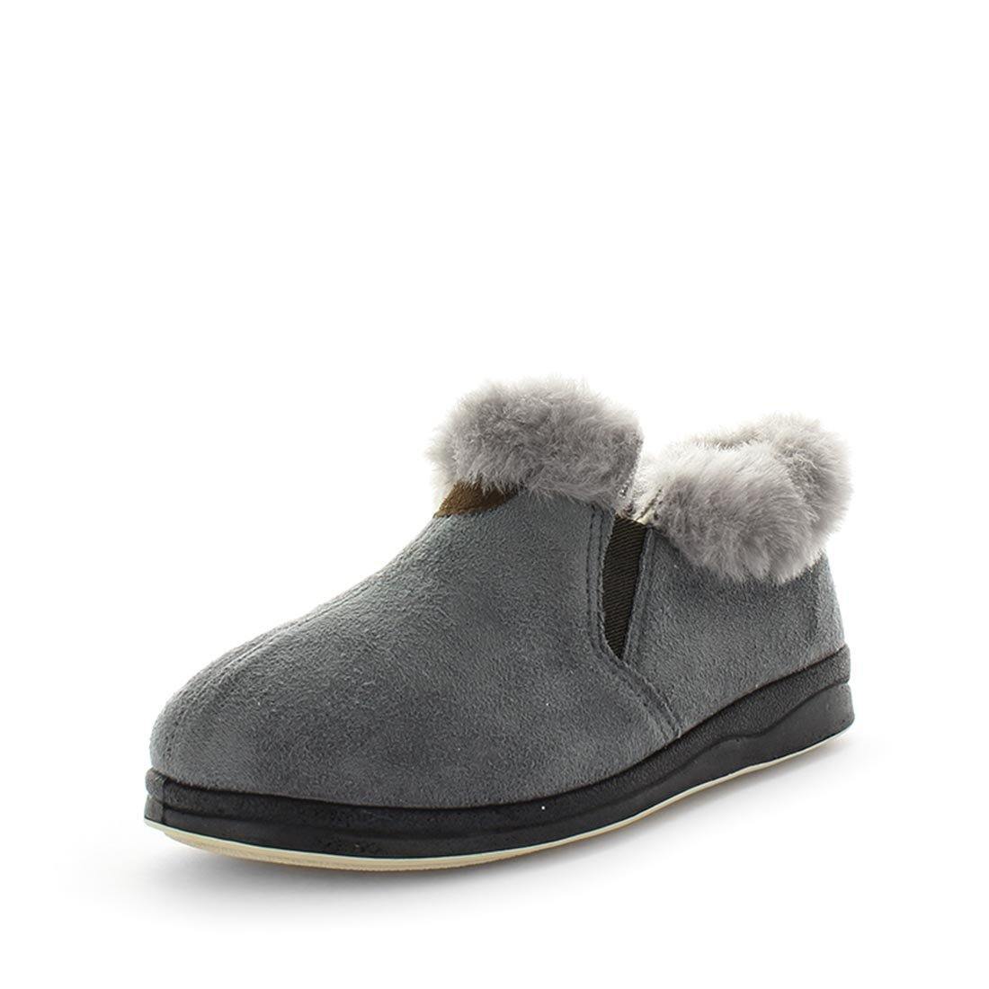 V717-PELIVIA-GREY-5-187461-00 Panda PELIVIA Slippers Uggs Grey Shoe 5 - Image 1