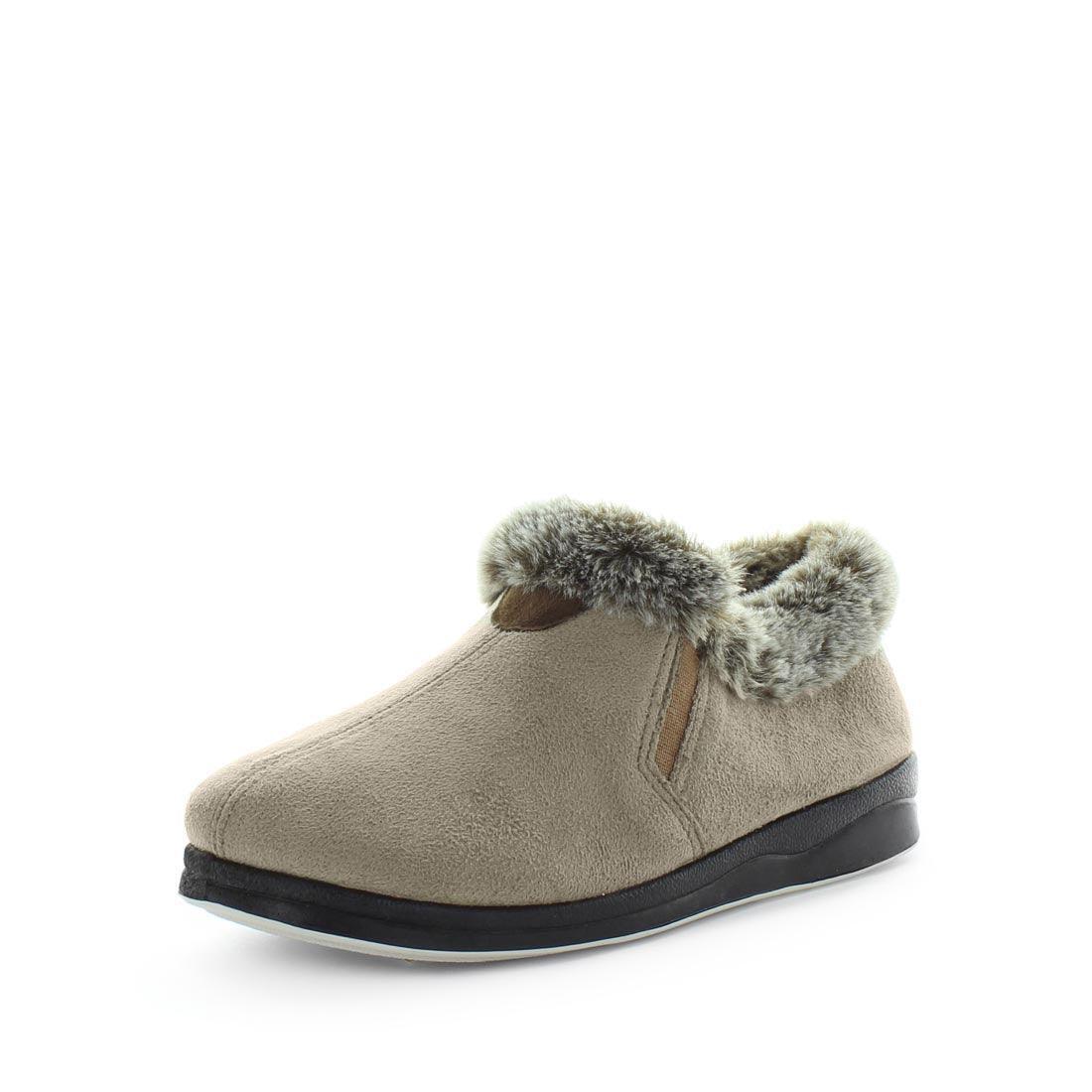 V717-PELIVIA-TAUPE-10-187522-00 Panda PELIVIA Slippers Uggs Taupe Shoe 10 - Image 1