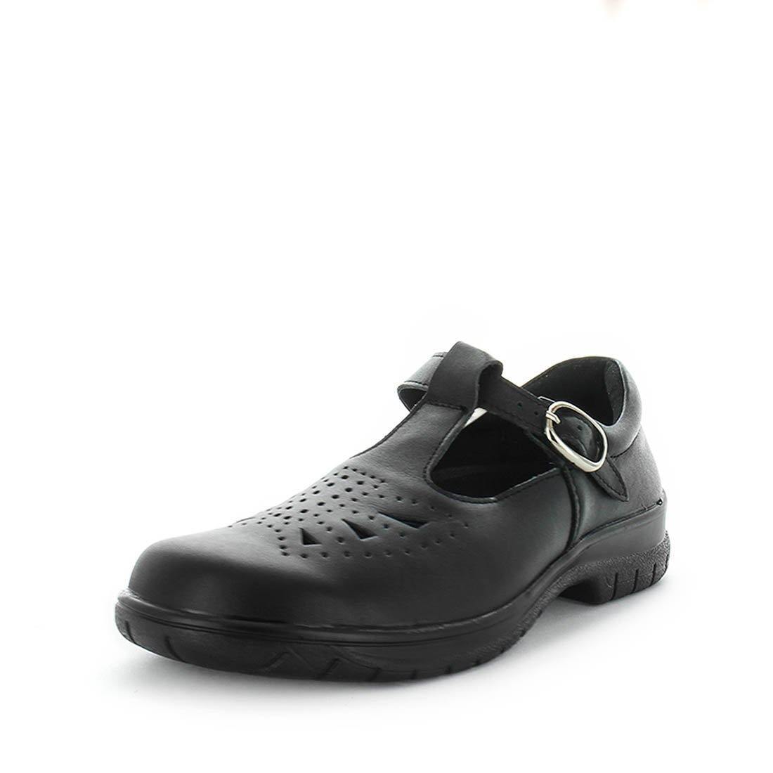 V717-WJAYNE2-BLS-13-193184-00 WILDE SCHOOL Girl's JAYNE2 School Black Smooth Shoe 13US - Image 1