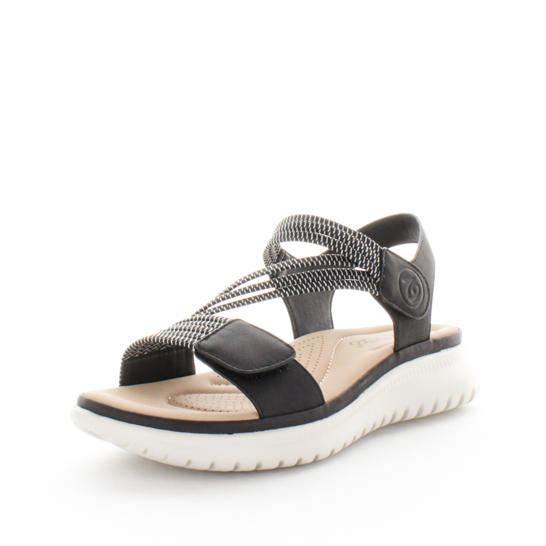 V717-WSANNAH-BLACK-38-192403-00 WILDE Women's SANNAH Sandals Black Shoe 38EU - Image 1