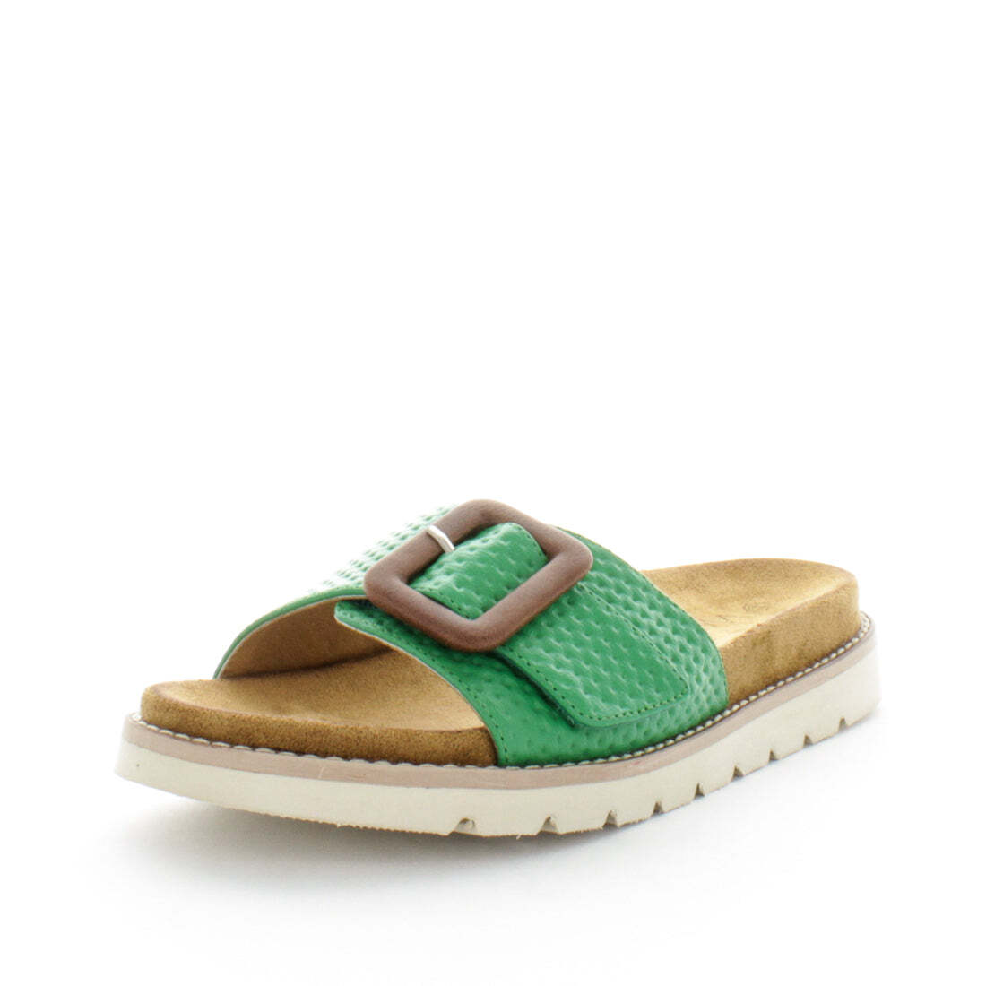 V717-WSARAI-GREEN-38-192654-00 WILDE Women's SARAI Sandals Green Shoe 38EU - Image 1