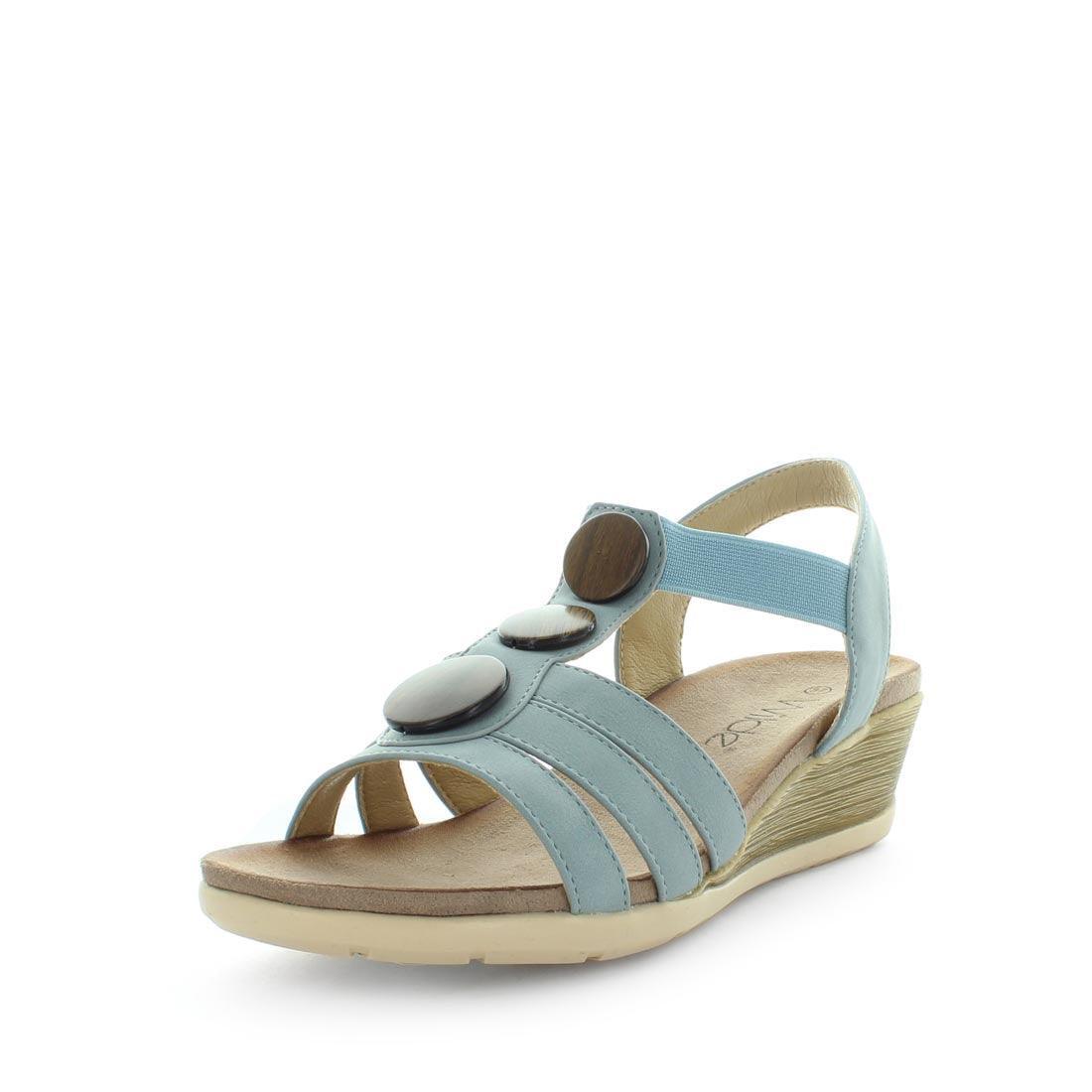 V717-WSAURA-BLUE-38-192865-00 WILDE Women's SAURA Sandals Blue Shoe 38EU - Image 1