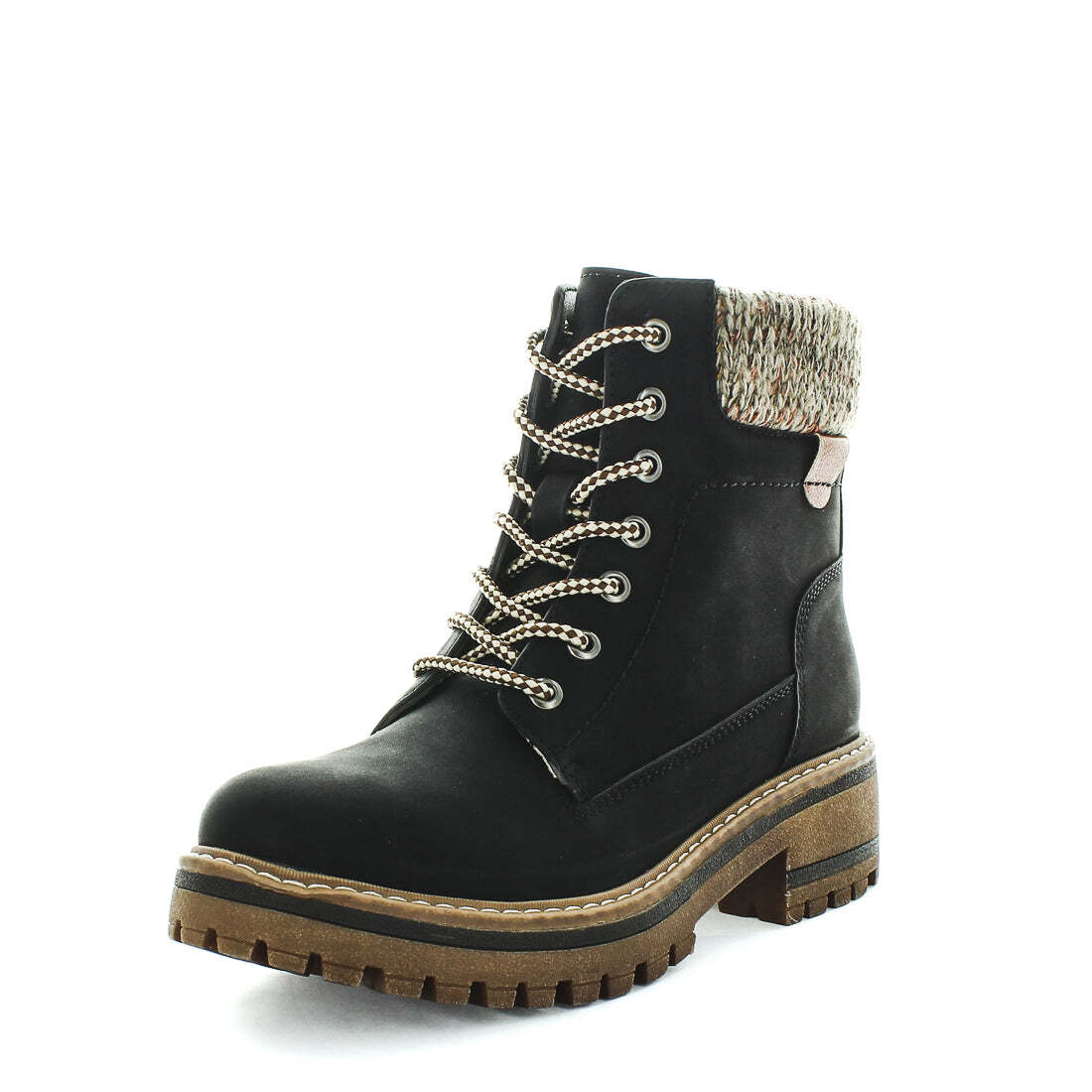 V717-WSNUGGLE-BLACKMICRO-40-192810-00 WILDE Women's SNUGGLE Boots Black Micro Shoe 40EU - Image 1