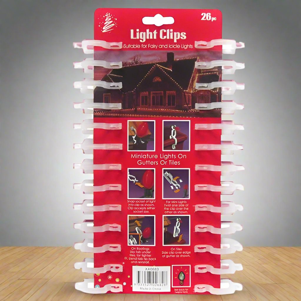 V720-XA0683-202168-00 Light Clips for Fairy/Icicle Lights – 26 Pack - Image 1