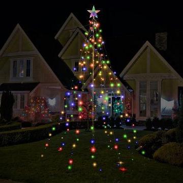 V720-XL0716-200281-00 Fairy Teepee Tree Star Topper 3m Multi-Color - Image 1