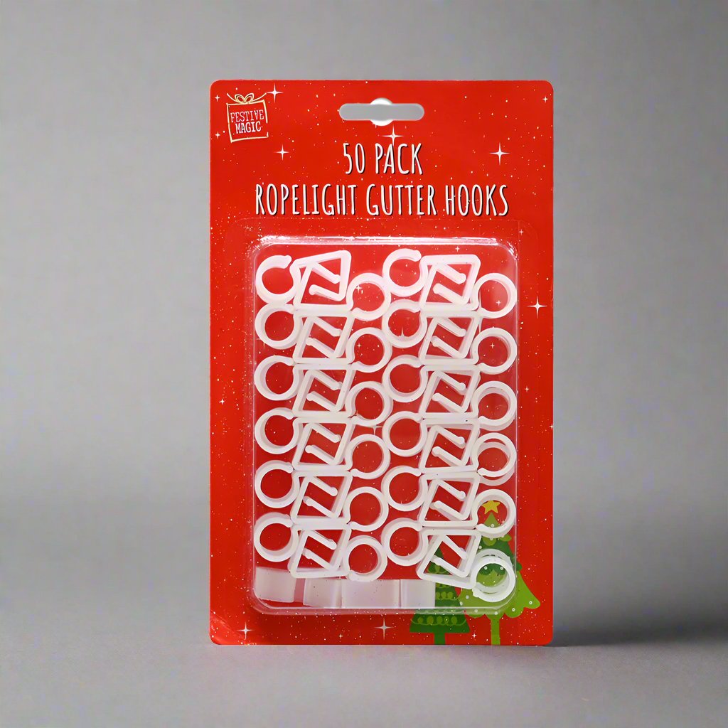 V720-XL1132-202167-00 Ropelight Gutter Hooks – 50 Pack - Image 1