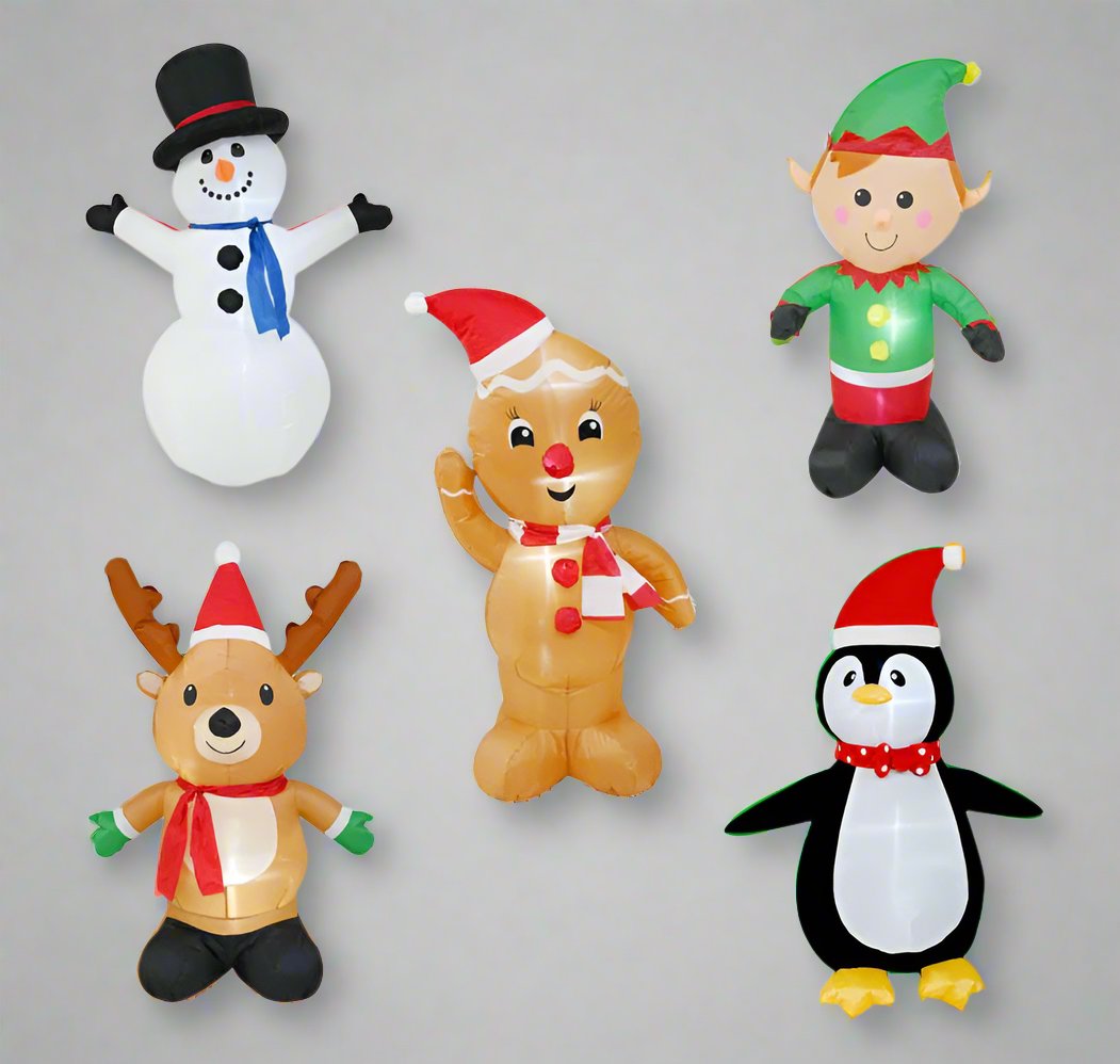 V720-XL1561-REINDEER-202095-00 Airpower Christmas Character 120cm Assorted - Reindeer - Image 1
