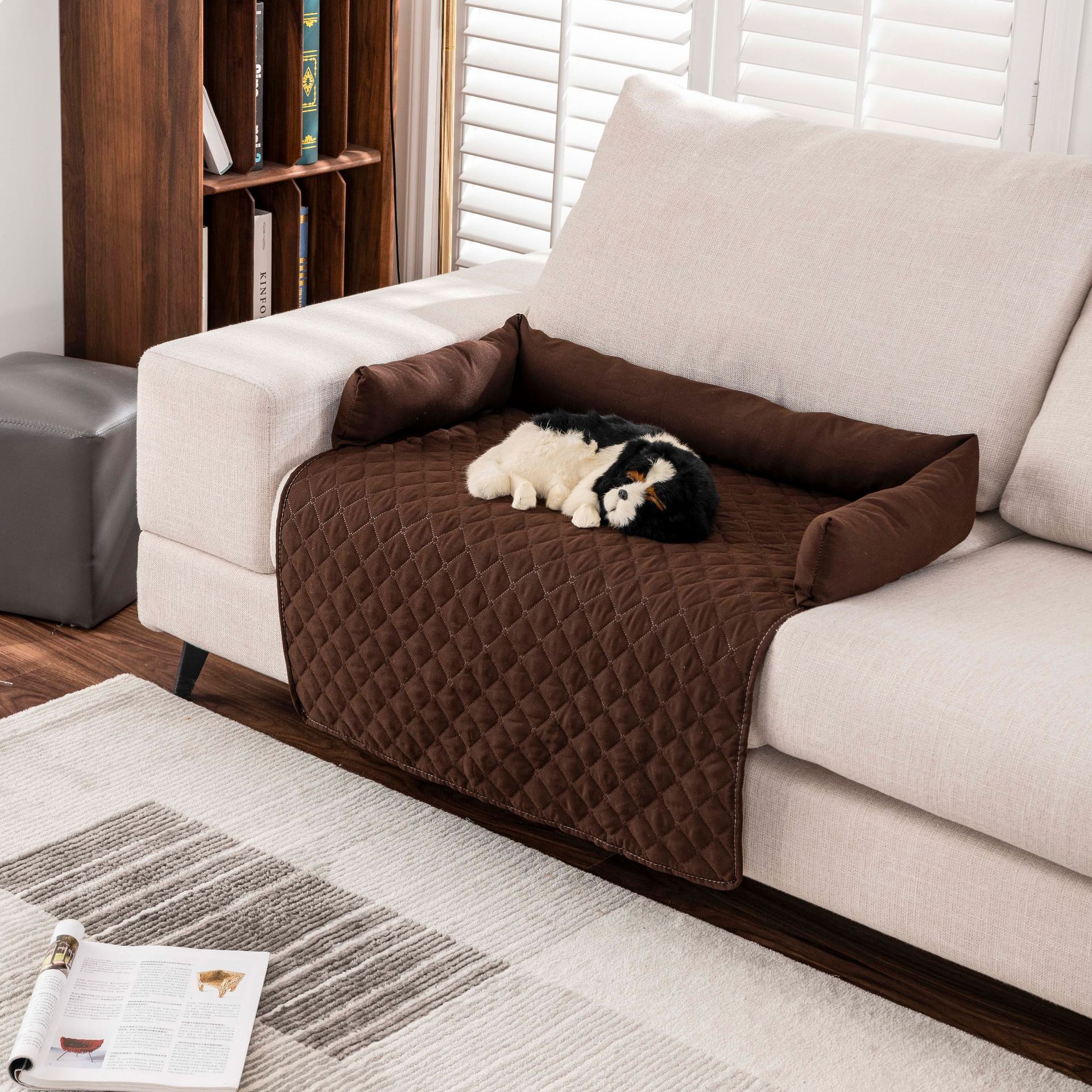 V888-ELOSUNG10053-203151-00 Waterproof Pet Mat for Sofa, Car & Bed 90*120cm - Image 1