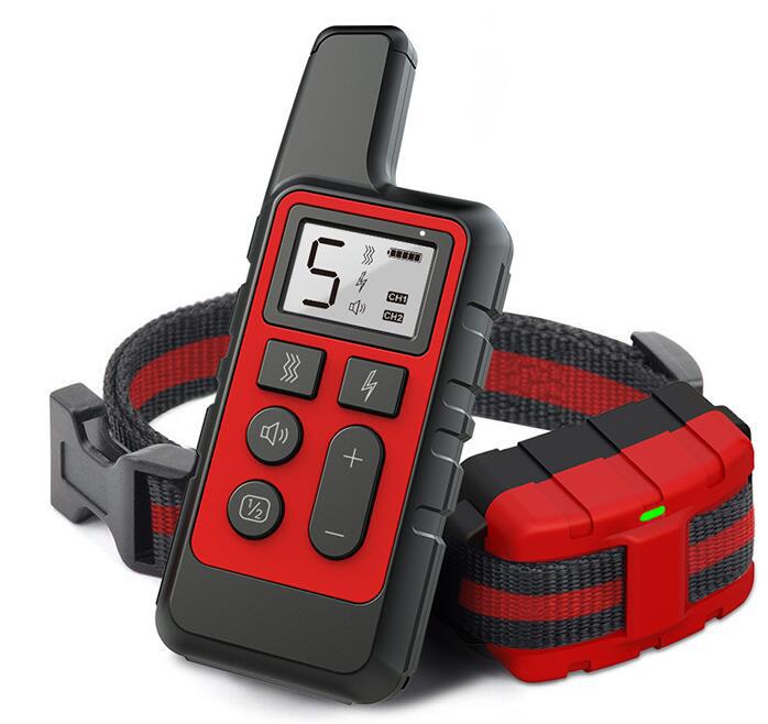 V888-ELOSUNG10129-204129-00 Wireless Dog Training Collar with Remote - 500-Yard Range, Waterproof, Rechargeable, Adjustable for Small and Large Dogs - Image 1