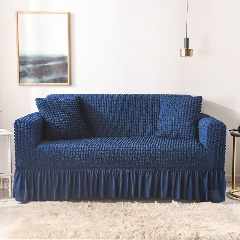 V888-ELOSUNG1219-202535-00 Elastic sofa cover blue (190-230cm) - Image 1