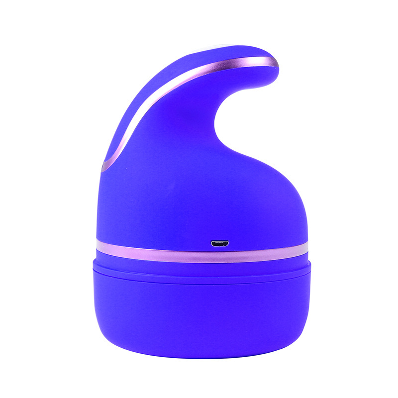 V888-ELOSUNG15460-213764-00 Blue Portable 3D Electric Massage Device with Adjustable Speeds and USB Charging - Image 1