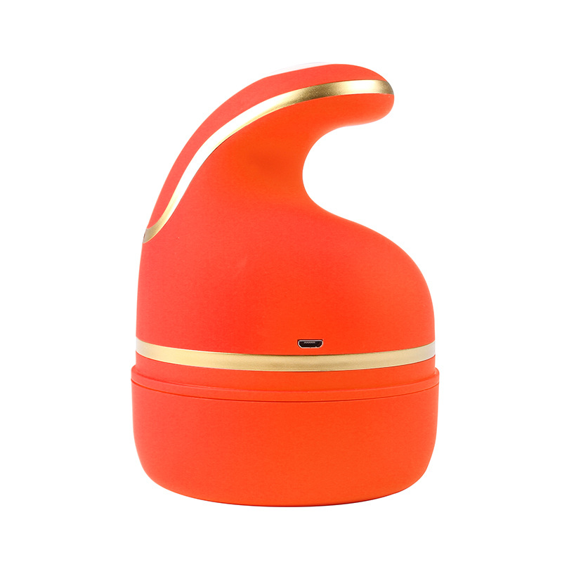 V888-ELOSUNG15461-213765-00 Orange Portable 3D Electric Massage Device with Adjustable Speeds and USB Charging - Image 1