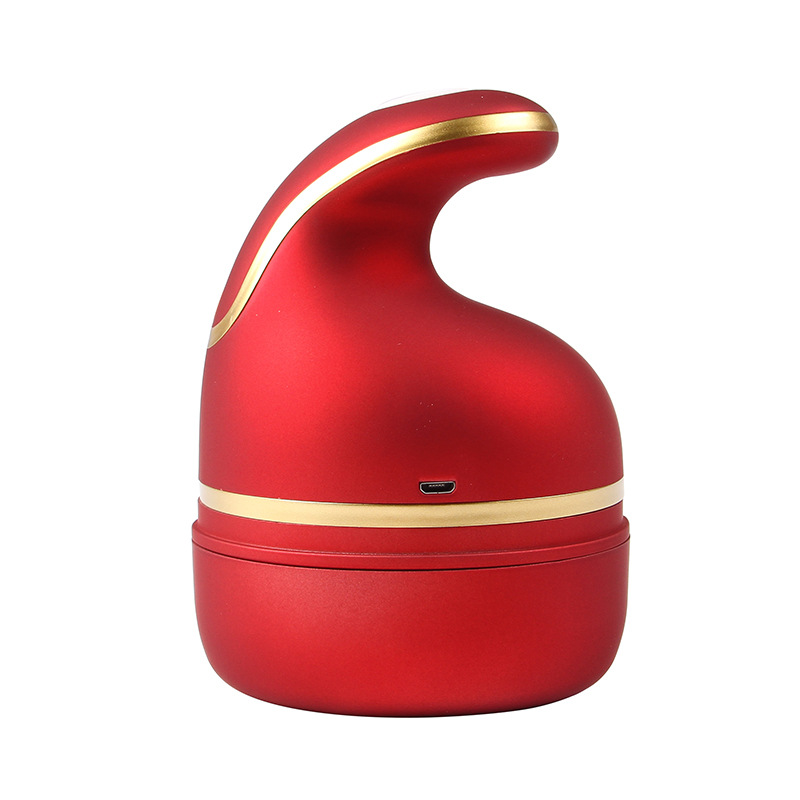 V888-ELOSUNG15462-213766-00 Red Portable 3D Electric Massage Device with Adjustable Speeds and USB Charging - Image 1