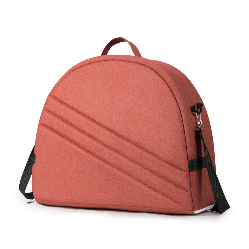 V888-ELOSUNG17316-215636-00 Red Portable Multi-Purpose Baby Bed and Diaper Backpack - Lightweight, Waterproof, Canvas + Polyester Material, Travel Essential for Moms(With mosquito net and small toys) - Image 1