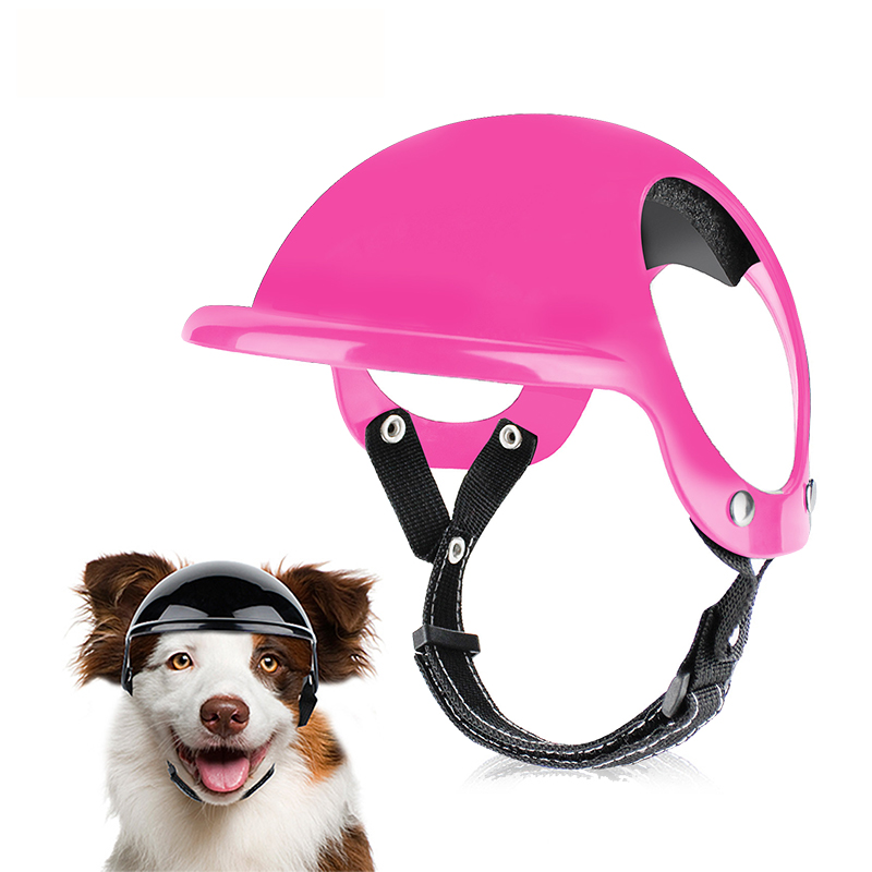 V888-ELOSUNG17319-215639-00 Size S Pink Pet Safety Helmet - Stylish Protective Headgear for Dogs - Image 1
