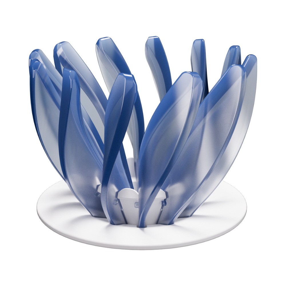 V888-ELOSUNG18146-202504171746-00 V60 Pour Over Coffee Dripper - Heat Resistant Brew Filter Cone - Blue(White Base) - Image 1