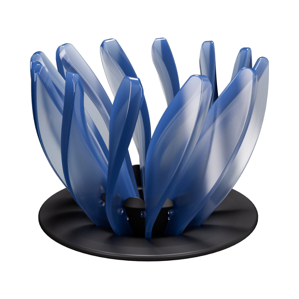 V888-ELOSUNG18147-202504171746-00 V60 Pour Over Coffee Dripper - Heat Resistant Brew Filter Cone - Blue(Black Base) - Image 1