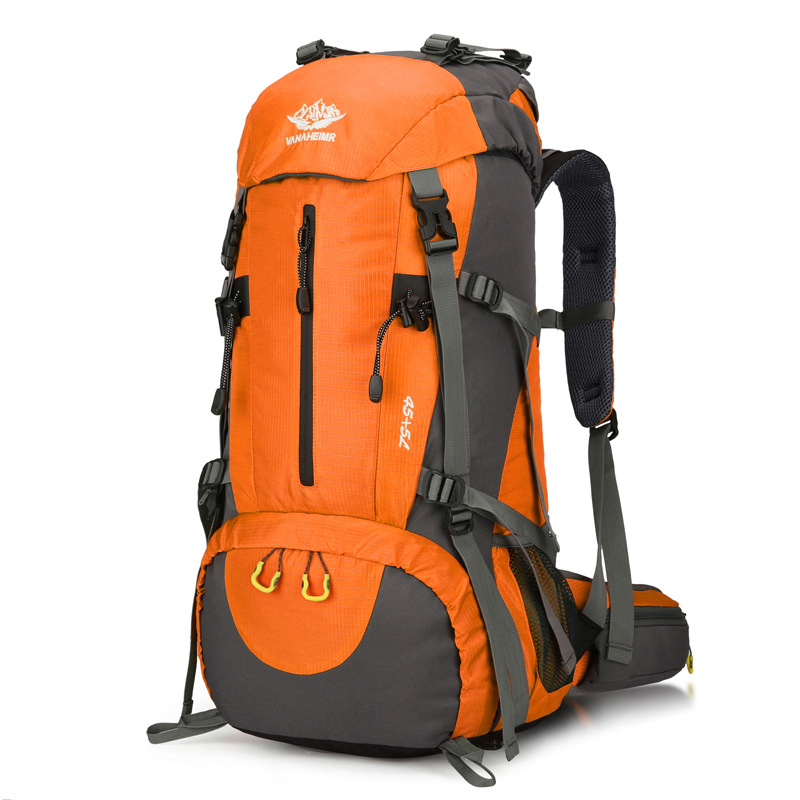 V888-ELOSUNG18338-202506301130-00 Orange 36-55L Outdoor Hiking Backpack - Durable Water Resistant Travel Bag for Trekking, Camping, and Adventure - Image 1