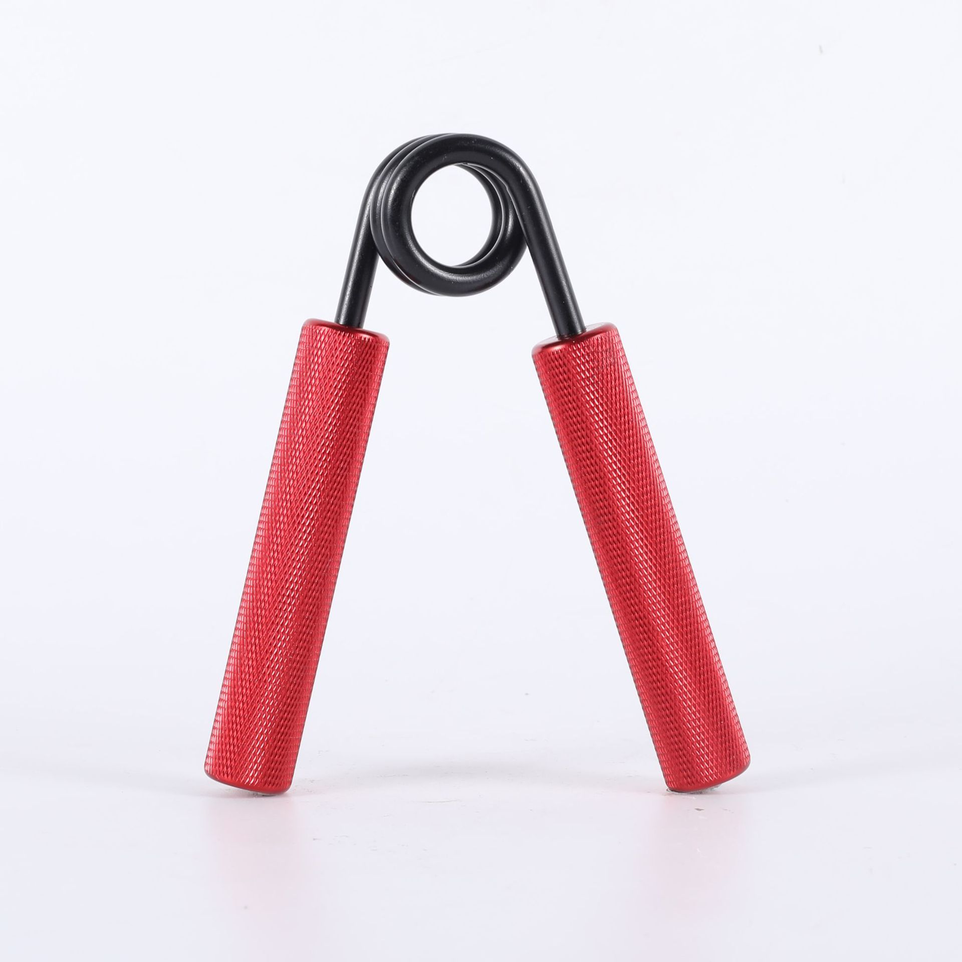 V888-ELOSUNG19070-225775-00 Red 100lb Hand Grip Strengthener (2-Piece Set) with Non-Slip Aluminum Handles - Image 1