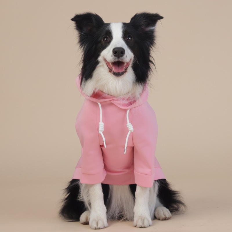 V888-ELOSUNG19193-202502241416-00 6XL Pink Cute Dog Hoodie with Adjustable Drawstring - Available in Various Sizes - Image 1