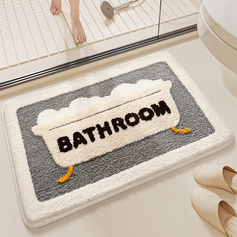 V888-ELOSUNG19365-202502261639-00 Bathroom Bath Mat - Super Absorbent, Non-Slip Bathroom Floor Mat - 40x60cm - Image 1