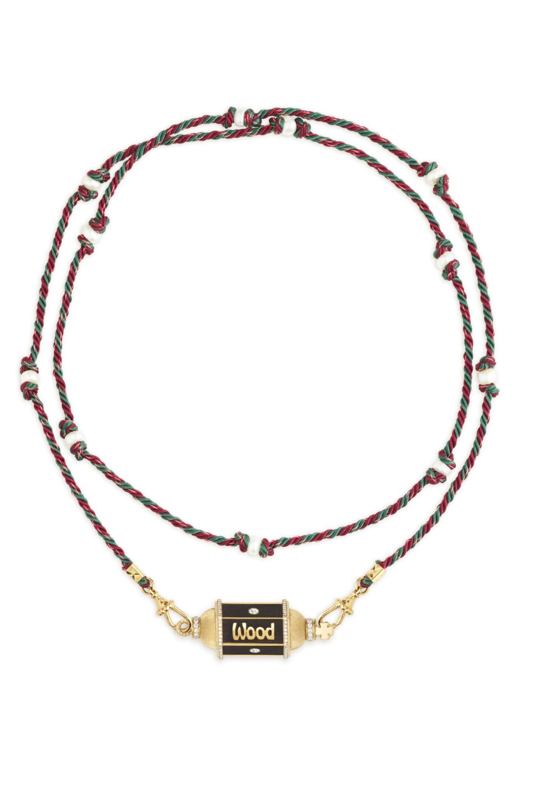 V888-ELOSUNG20465-202502241026-00 Mystical Tarot Charm Necklace - Boho Pendant(Wood text) - Image 1