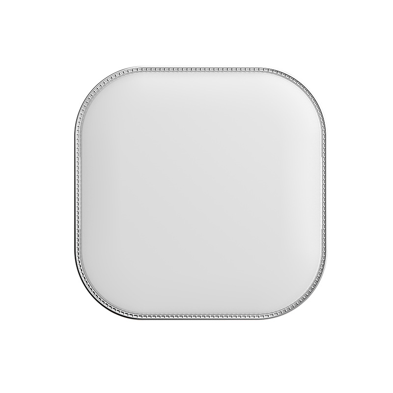 V888-ELOSUNG20736-202503031026-00 White LED Makeup Mirror with Light - Portable Folding USB Rechargeable Compact Mirror with 3 Color Lighting - Image 1
