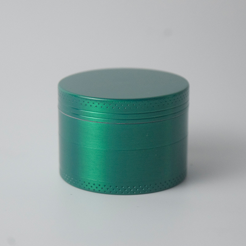 V888-ELOSUNG21646-202503071350-00 Green Premium 4-Layer Zinc Alloy Herb Grinder - Magnetic Lid & Fine Grinding, 63mm, 162g - Image 1