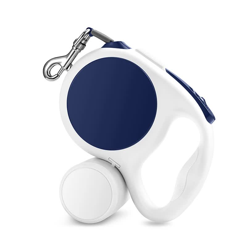 V888-ELOSUNG22635-202503282037-00 Dark blue 5M Retractable Dog Leash - With Small Box, Suitable For Small And Medium Dogs - Image 1