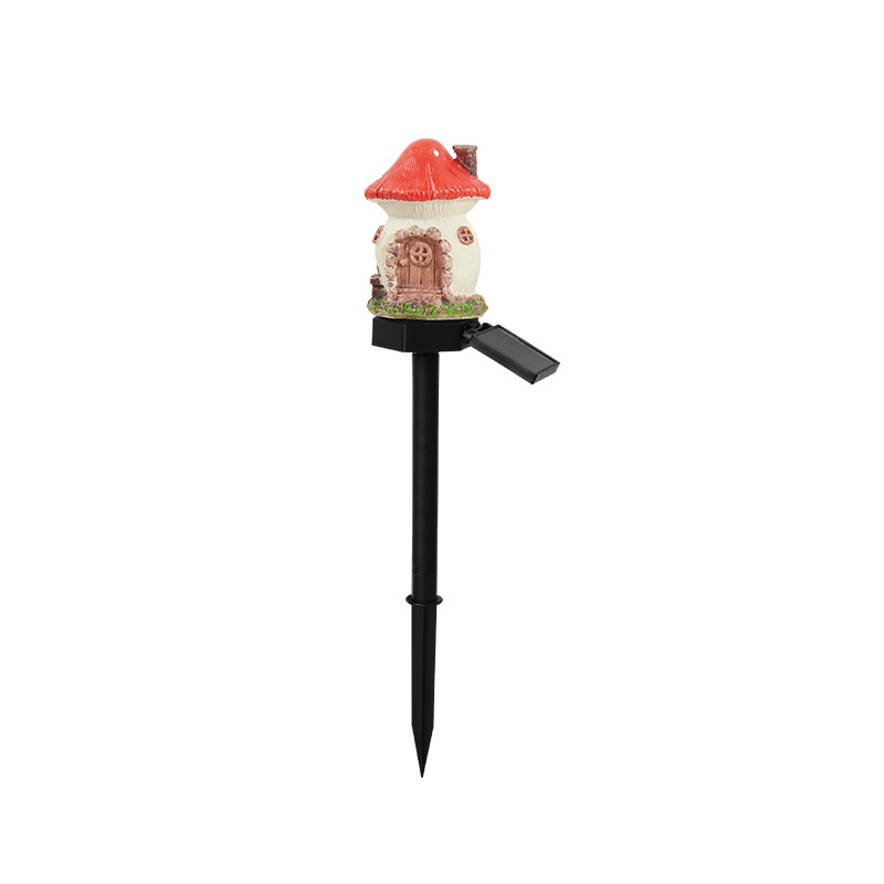 V888-ELOSUNG23371-202503271146-00 Style 2 White And Red Solar Resin Garden Stake Light - Outdoor Landscape Light for Yard and Patio Decor - Image 1