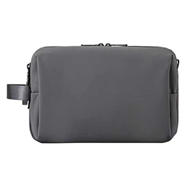 V888-ELOSUNG23624-202504141631-00 Grey Stylish Waterproof Travel Toiletry Bag Organizer - Large Capacity Shaving Kit & Makeup Case(Makeup is a prop for shooting and is not included) - Image 1