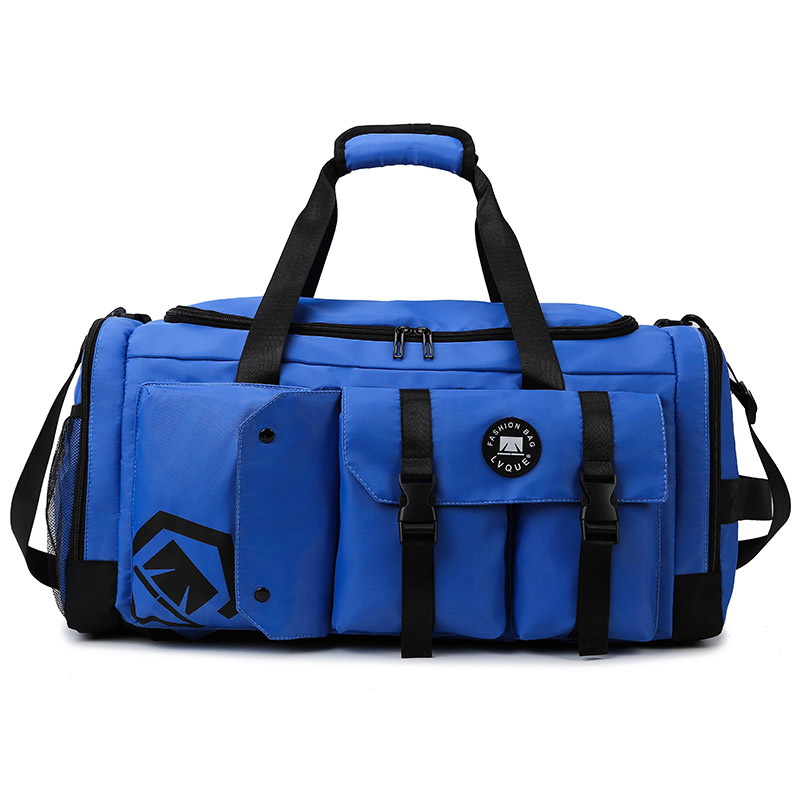 V888-ELOSUNG24350-202504011145-00 Blue Capacity Travel Duffel Bag - Unisex - Multi-Color - 56x29x27cm - Image 1