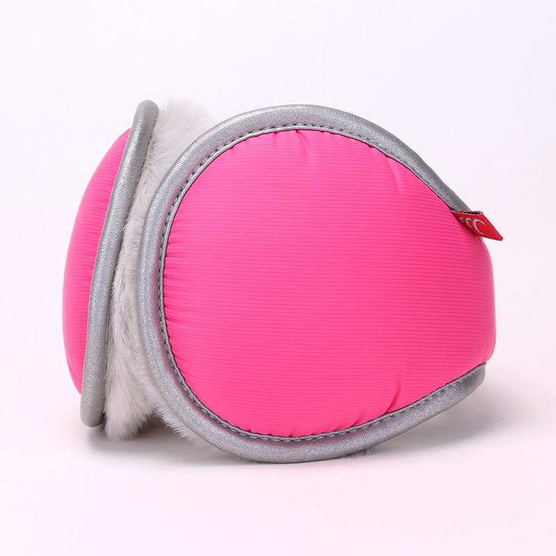 V888-ELOSUNG25232-202504211236-00 Red Winter Comfort Folding Earmuffs - Soft Fleece, Windproof and Waterproof - Image 1