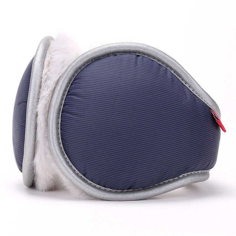 V888-ELOSUNG25235-202504211237-00 Dark blue Winter Comfort Folding Earmuffs - Soft Fleece, Windproof and Waterproof - Image 1