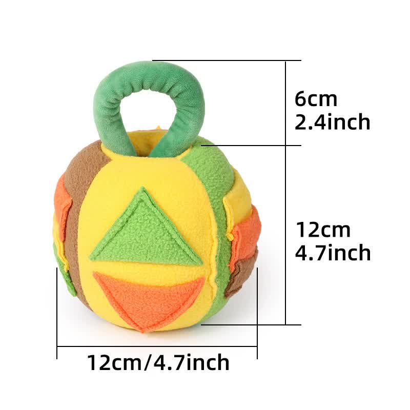 V888-ELOSUNG25259-202504211325-00 Interactive Dog Snuffle Ball Toy - Puzzle Treat Dispenser with Squeaker, green - Image 1