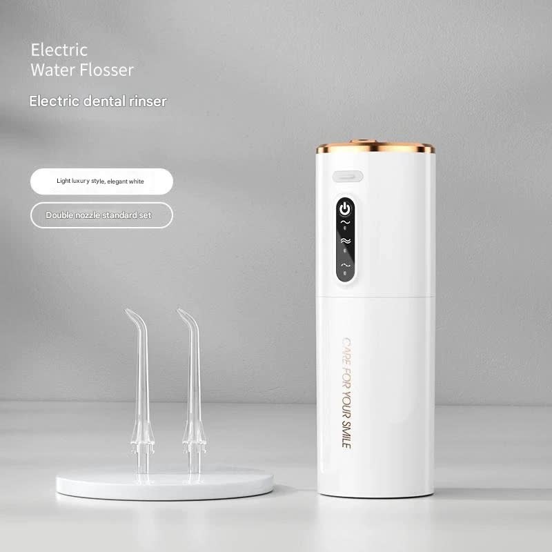 V888-ELOSUNG25887-202505151726-00 Portable Electric Water Flosser - USB-C Rechargeable, Multiple Modes, Gingival Protection(White) - Image 1