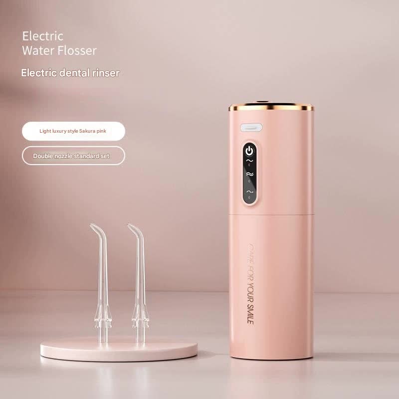 V888-ELOSUNG25888-202505151726-00 Portable Electric Water Flosser - USB-C Rechargeable, Multiple Modes, Gingival Protection(Pink) - Image 1