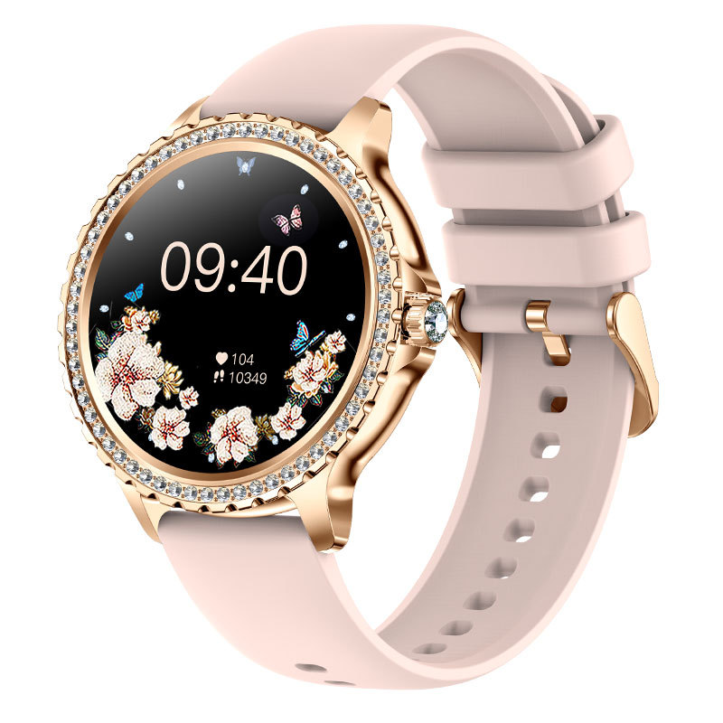 V888-ELOSUNG25992-202505191237-00 Elegant Women's Smartwatch,HD Touchscreen, Bluetooth Calls, Health Monitoring(gold) - Image 1
