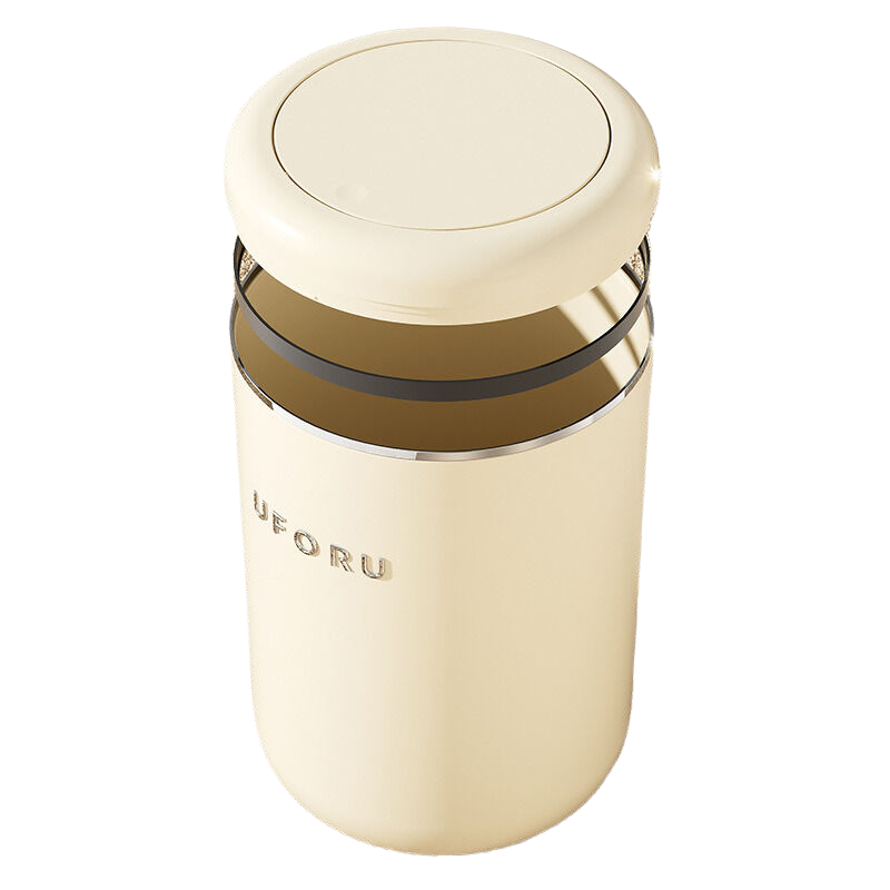 V888-ELOSUNG263-200134-00 Floor standing trash can (9L), cream white, 22 * 29cm - Image 1