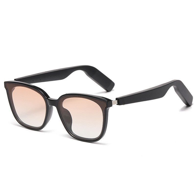 V888-ELOSUNG26506-202504291525-00 Blush lenses Fashion Bluetooth Music Sunglasses - UV Protection Eyewear with Speakers - Image 1