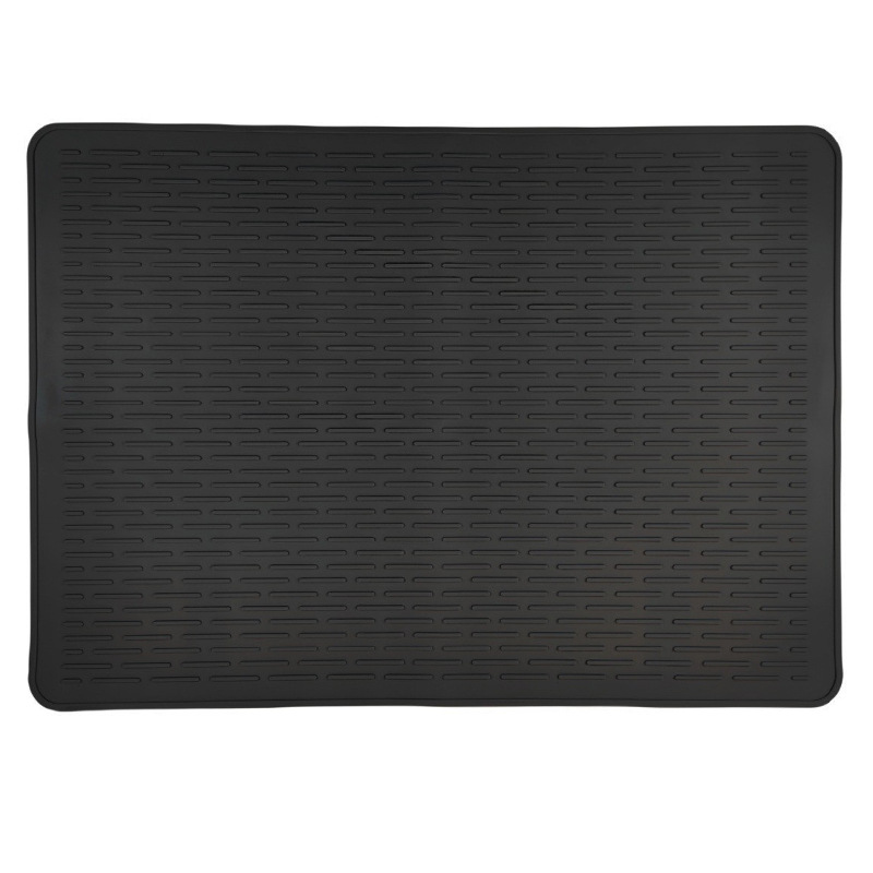 V888-ELOSUNG26668-202505131912-00 Black Extra Large Silicone Countertop Protector & Dish Drying Mat - Dishwasher Safe (71x50cm) - Image 1