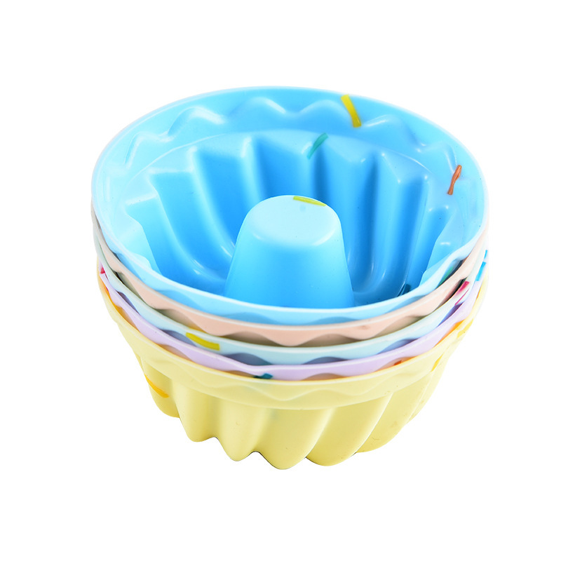 V888-ELOSUNG26762-202505131848-00 Style 9 Silicone Mini Cake Molds (30 Pack) - For Cupcakes, Desserts (6.5x6.5x3cm) - Image 1