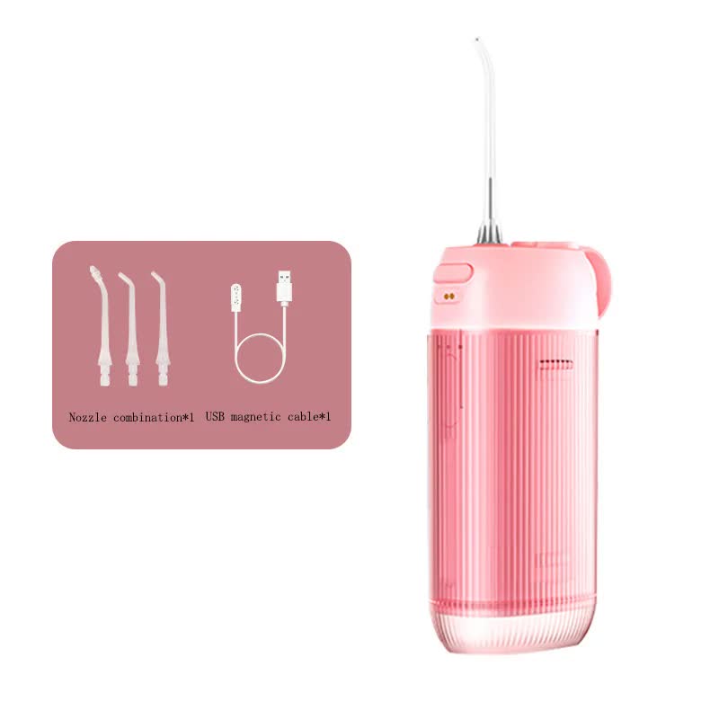 V888-ELOSUNG27439-202505131947-00 Pink Advanced Portable Water Flosser - USB Rechargeable Cordless Oral Irrigator, 3 Modes, IPX7 Waterproof for Travel & Home - Image 1