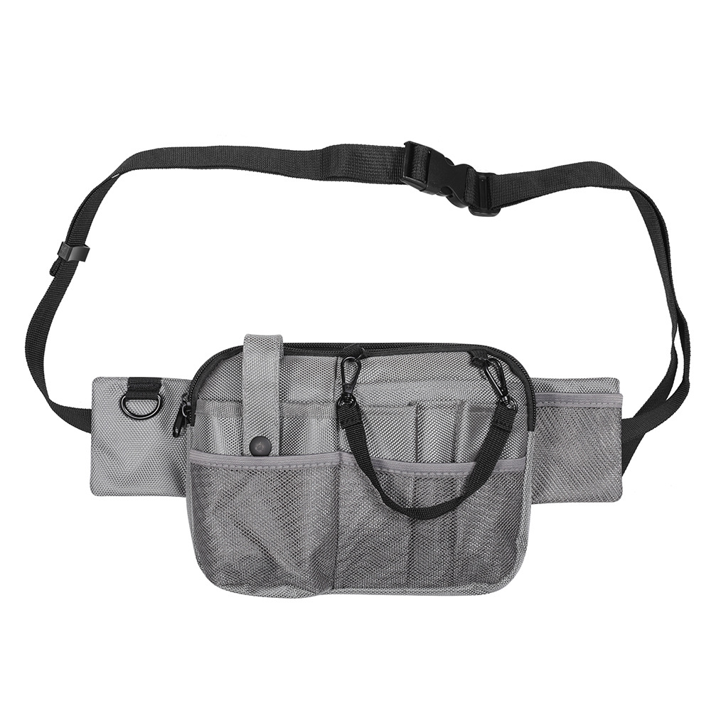 V888-ELOSUNG27647-202505151746-00 Grey Nurse Utility Belt Bag - Multi-Pocket Medical Organizer Waist Pack for Tools & Essentials - Image 1