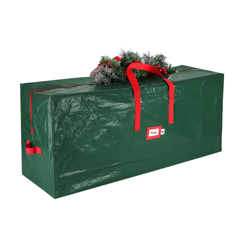 V888-ELOSUNG28541-202505131945-00 Green 165*38*76CM Durable Dustproof Christmas Tree Storage Bag - Image 1