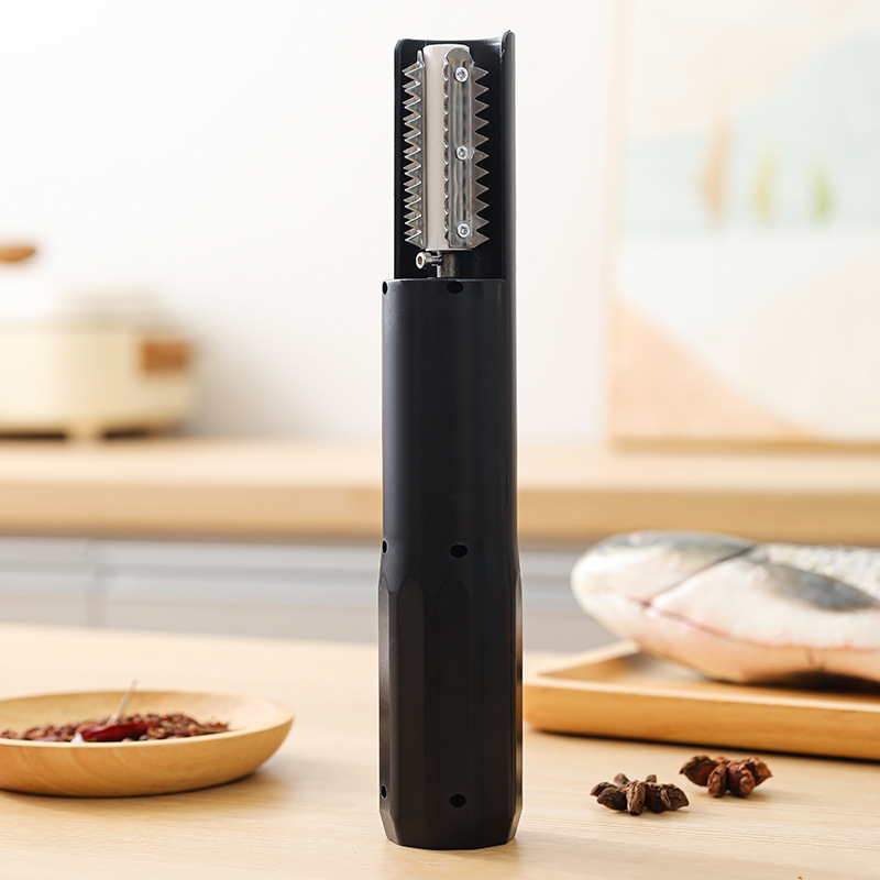 V888-ELOSUNG29641-202506101148-00 Electric Fish Scaler - Waterproof, Stainless Steel, Brushless Motor, Infinitely Variable Speed(black) - Image 1