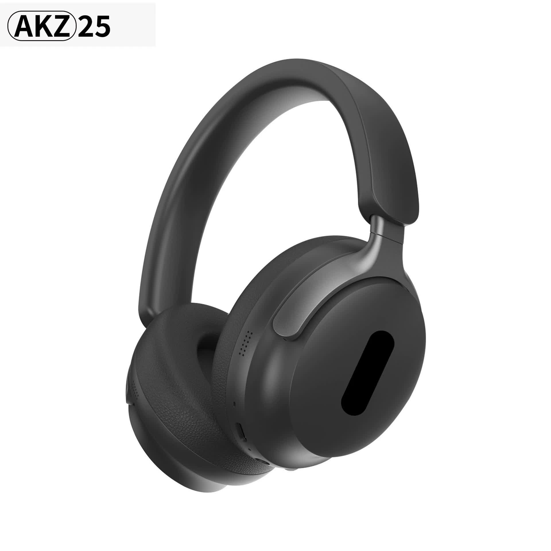 V888-ELOSUNG29768-202506190647-00 AKZ 25 Wireless Over-Ear Headphones - Bluetooth 5.3, Hi-Fi Audio, Noise-Isolating, Long Battery Life(Black) - Image 1