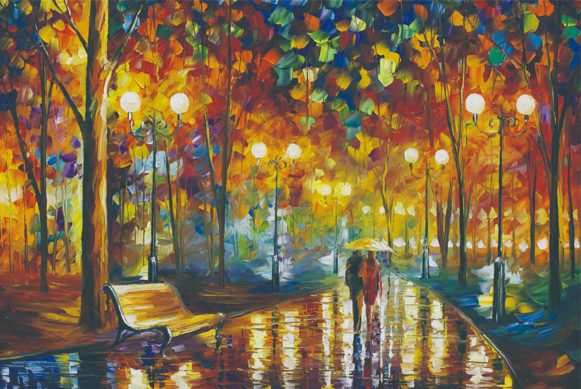 V888-ELOSUNG3097-202594-00 Walking puzzle in the rain - Image 1